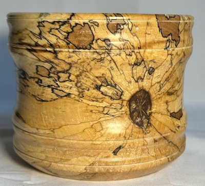 (image for) Tall Spalted Maple Bowl